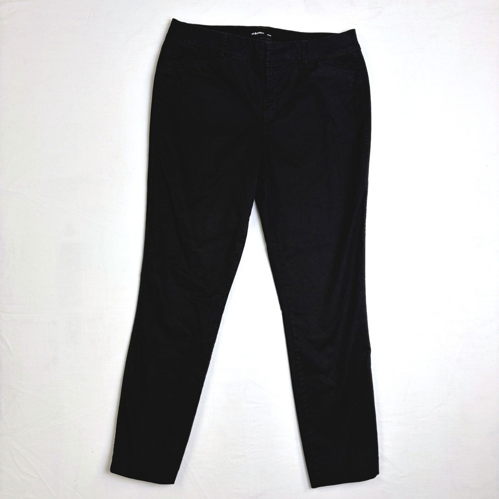 Old Navy Pixie Chino Pants Bundle Gray Black Mid Rise Ankle Slim Fit Size 10 Lot - Picture 11 of 16